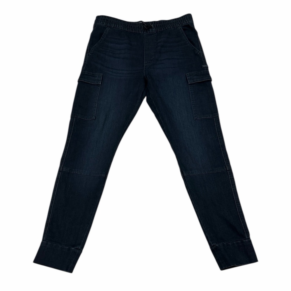 LEVI STRAUS WOMEN PULL ON CARGO PANTS DRAWSTRING WAIST SEE MEASUREMENTS FOR SIZE